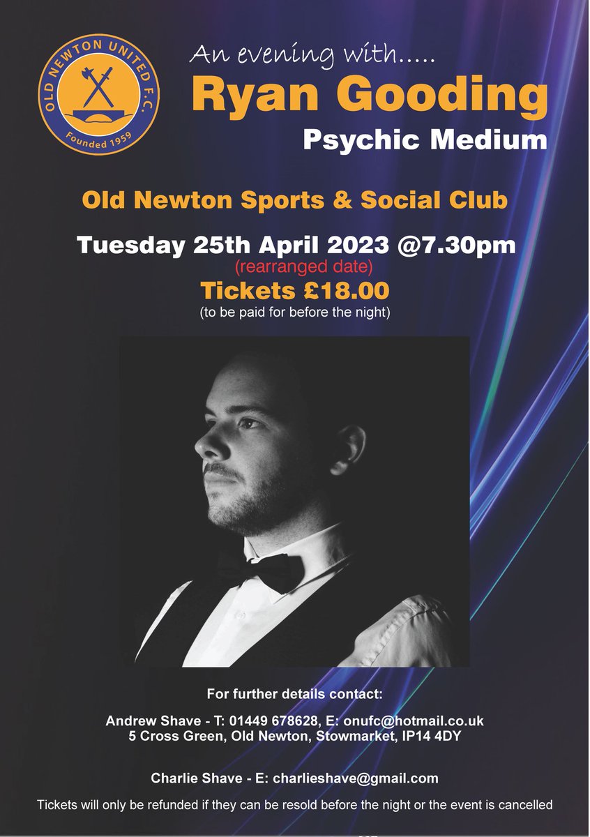 OldNewtonUnited's tweet photo. A few tickets have become available following rearranged date, please be in contact if interested https://t.co/UthUgeZpDq