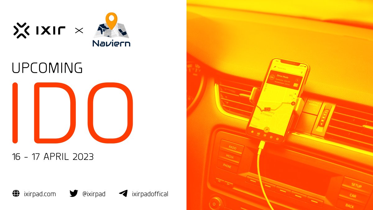 🔥 Naviern Upcoming #IDO on IxirPad 🔥

🌏 Token Details:
🔸Ticker: $NVRN
🔸Chain: BEP-20
🔸Total Supply: 1,000,000,000 $NVRN 
🔸Vesting: 10% TGE remaining 9% monthly over 10 months.

📅 IDO Date: 16th - 17th April on IxirPad
📍 IDO Place: ixirpad.com/launchpad/fycr…