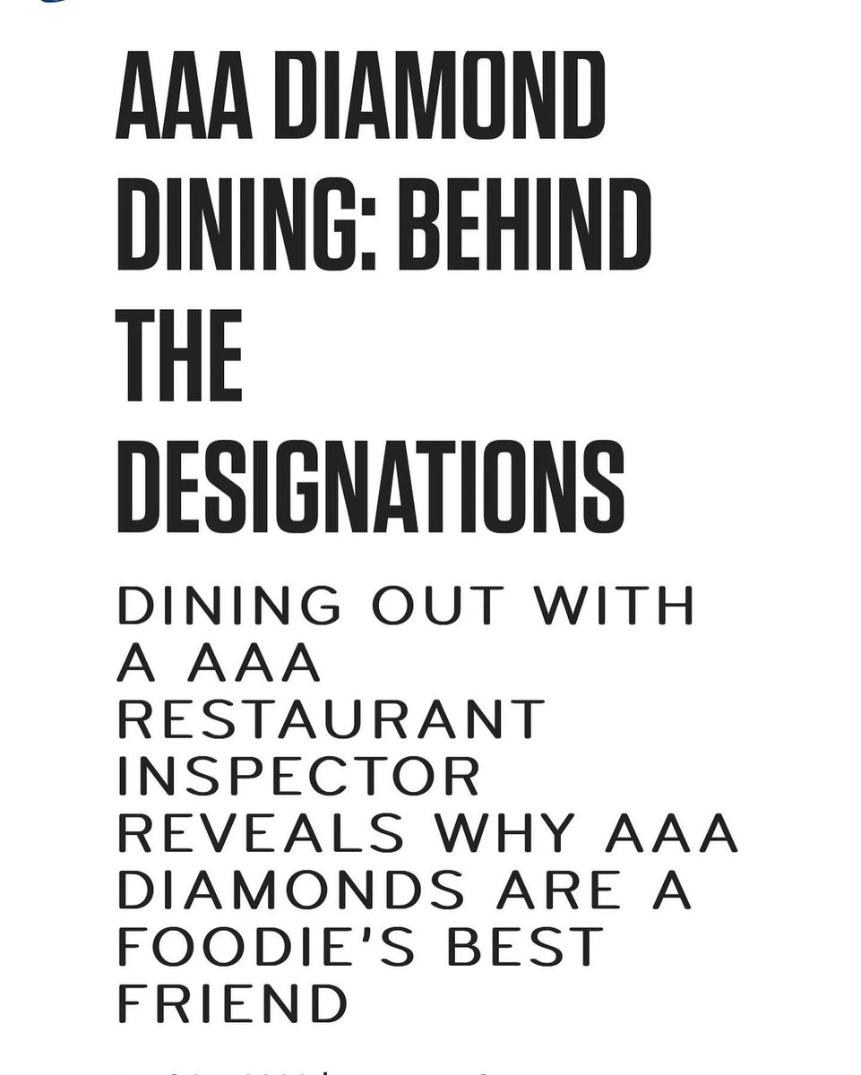 Thank you to @aaa_national for the beautiful article — and the cover! — showcasing what distinguishes <a href="/xiquetdl/">XiquetDL</a> as a AAA Five Diamond destination. 💎🙏🏼 

buff.ly/3KxEDma