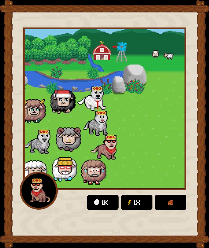 🐺 WOLF GAME DIGITAL TRADING CARDS

❤️ Collect WG Moments + Characters
⚡️ Stack WOOL/Energy/Resources
🎯 Win NFTs + $WOOL <a href="/wolfdotgame/">Wolf Game</a>

Card: #129
Date: 12/22/22
Phase: Launch
Setting: The Farm
Character: A8
🐑 1K /⚡️1X /🪵

linktr.ee/w00lish