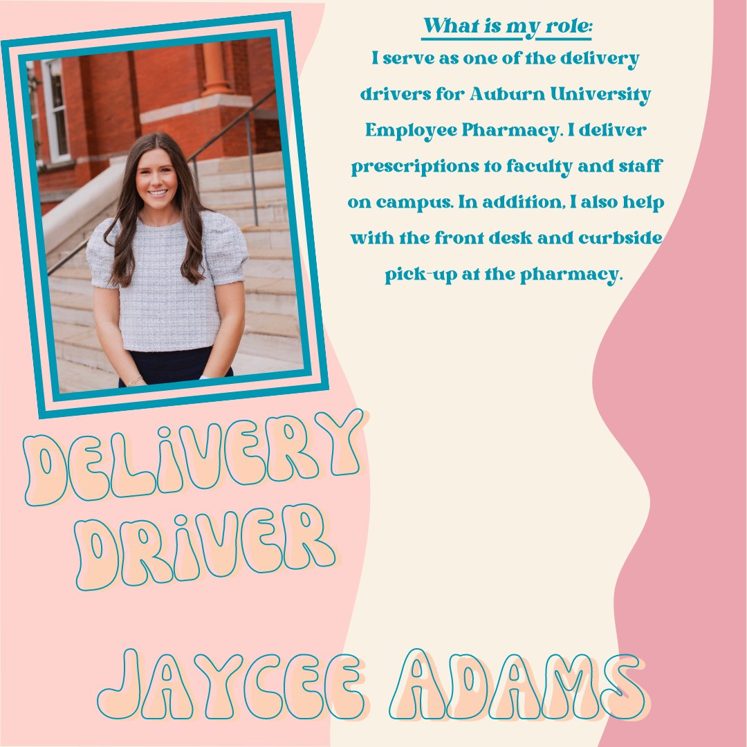 AUEmployeeRX's tweet photo. Meet Jaycee Adams! https://t.co/OyOCC3iH1R