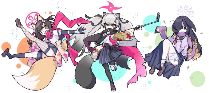 忍術研究部揃った! #ブルアカ