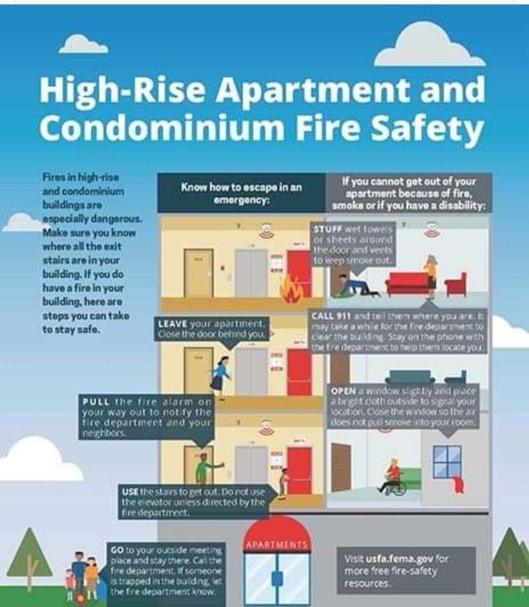 MiPrevention's tweet photo. Apartment and Condo Fire Safety Tips.

#Checkonyourfamily #prevention #prepare #educate #practice #apartments #condos #exitplans #smokealarmssavelives https://t.co/uvDdicsw9Y