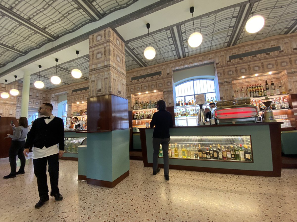 sandman_gr's tweet photo. I could live in here #BarLuce #FondazionePrada #WesAnderson https://t.co/f4OC9yorOg