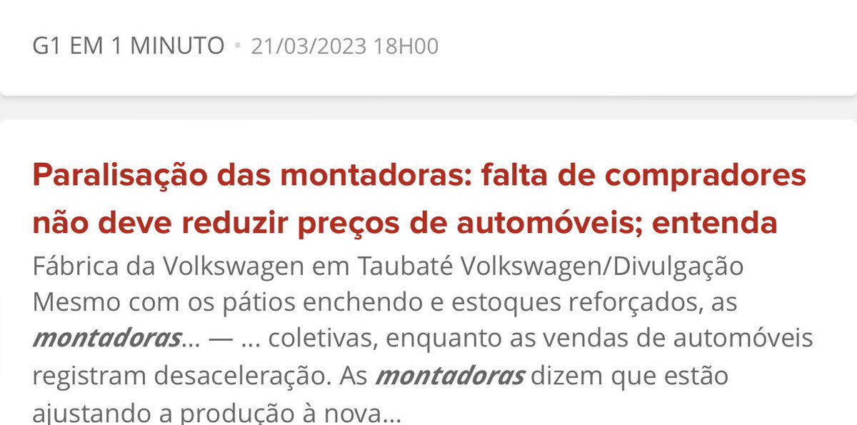 MiguelMartello's tweet photo. Muito estranho né!?
Carros custando o mesmo que apartamentos e as montadoras reclamando que não conseguem vender carros … Algo de errado não está certo! https://t.co/Q9NvlOPLr2