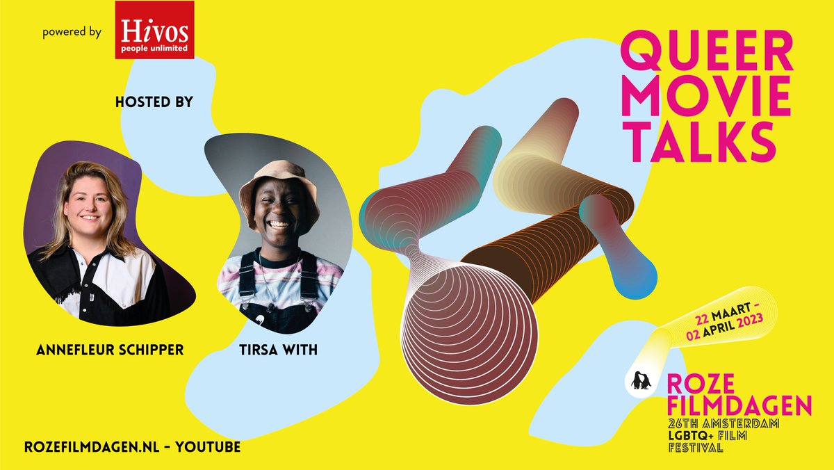 Duurde Roze Filmdagen voor jou veel te kort? Stel dan je after festival blues nog even uit door het kijken van Queer Movie Talks met <a href="/affietoday/">Annefleur Schipper</a> en <a href="/TirsaTalks/">tirsa who</a>. Alle afleveringen van deze online talkshow zijn nu hier te zien ➡️ tinyurl.com/QueerMovieTalks