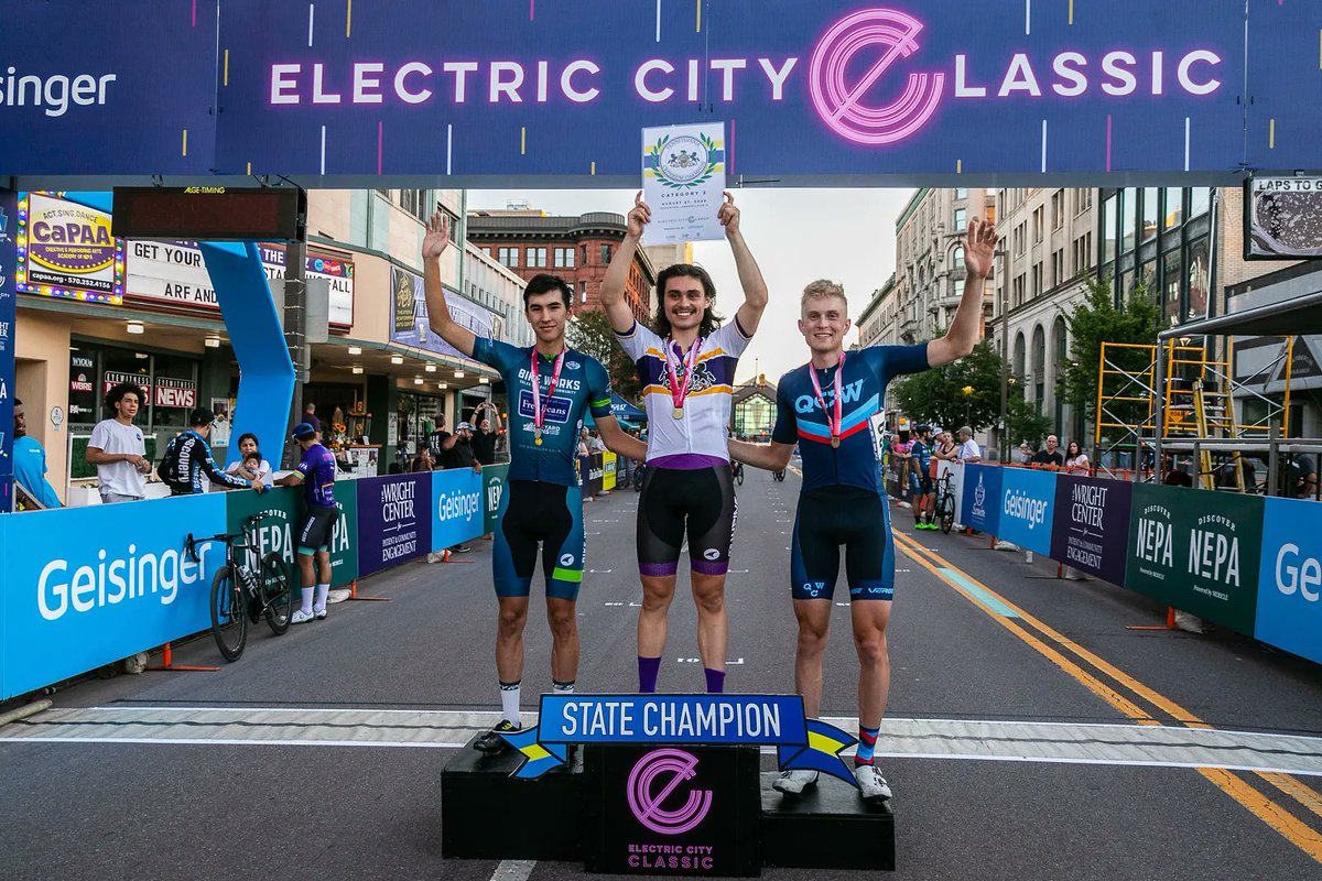 📣 PA STATE CRIT CHAMPS 📣 

We're excited to announce that we are the 2023 Pennsylvania State Criterium Championships! 

This is for category 1-4 races for Men and Women. For more information, visit our Racer Information Page buff.ly/40VMPDz  

#pastatechampionships