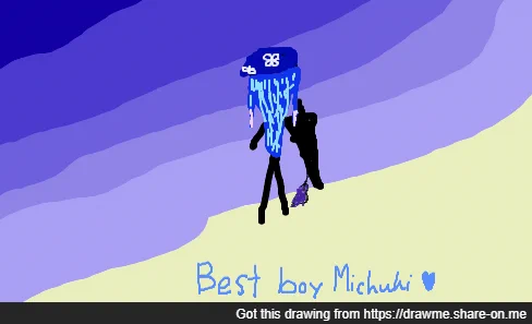 Yes Michuki best boy💙💙💙