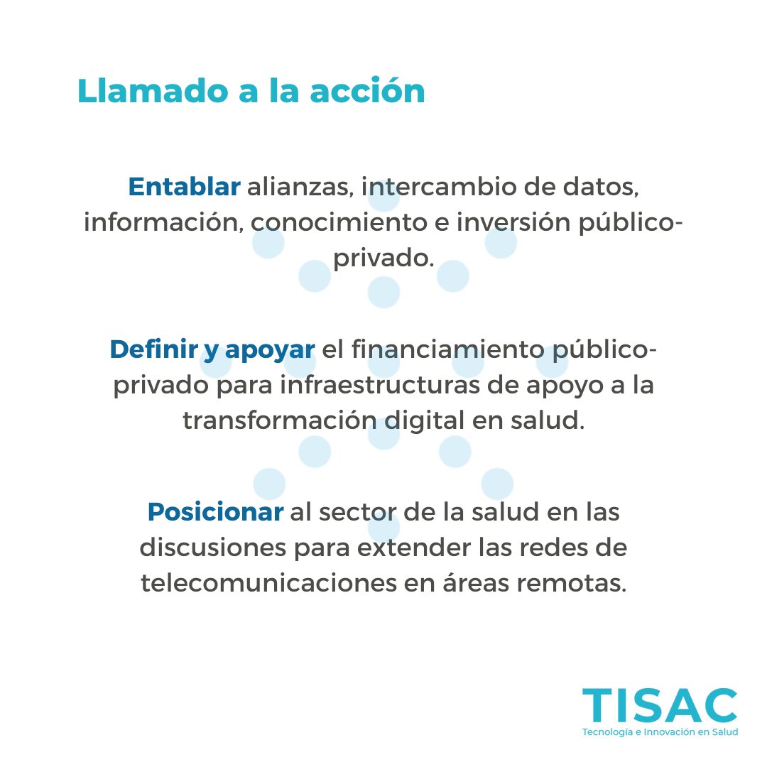 TISACorg's tweet photo. ¡La #ConectividadUniversal en salud es el futuro! 🌐 La @pahowho  busca asegurarla para 2030... Únete al movimiento de #TransformaciónDigital y crea un futuro más saludable y conectado.

Conoce más sobre los principios rectores 👉 https://t.co/gCdXFYAV9N #somosTISAC #SaludDigital https://t.co/MuxTaT8Lum