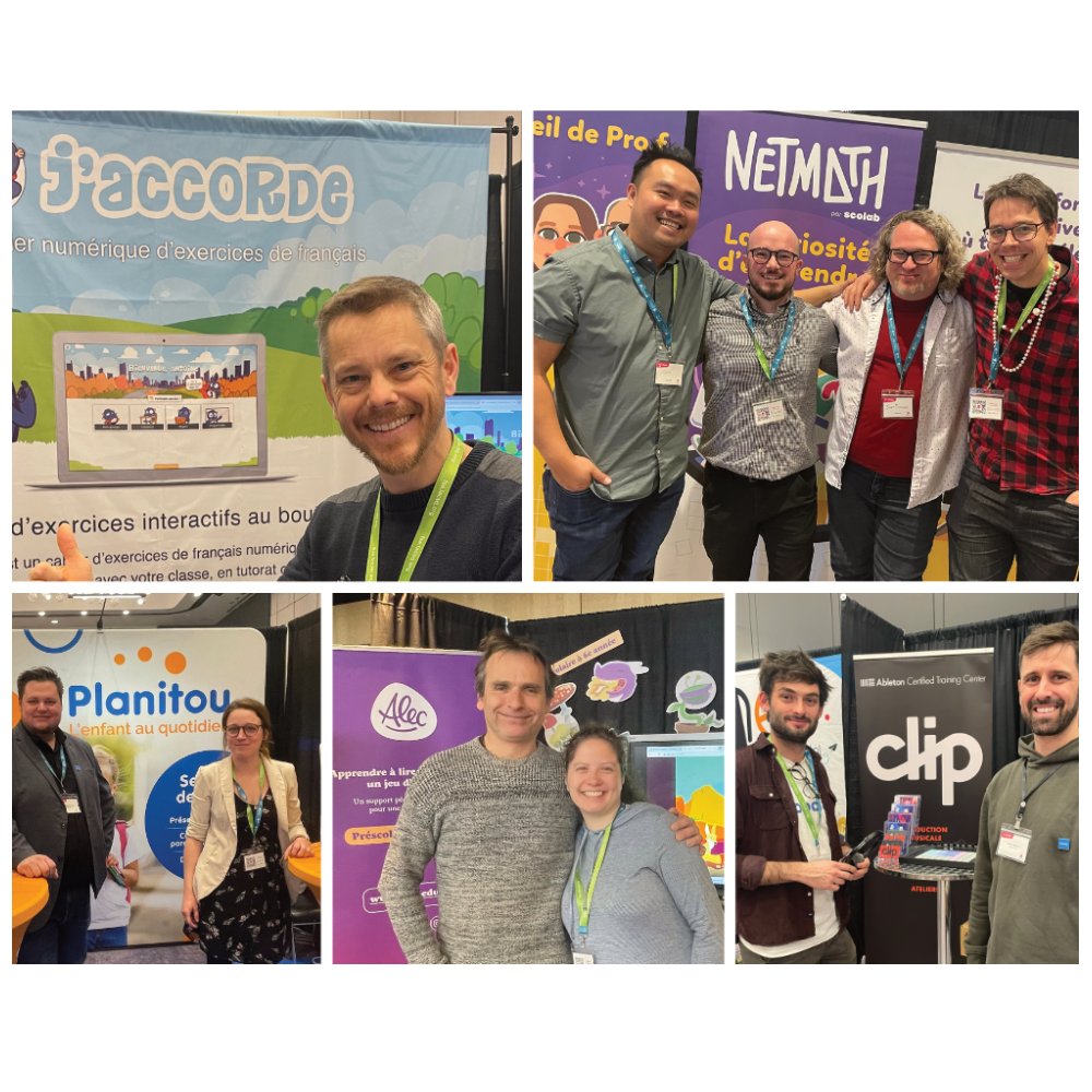 CONCOURS <a href="/AQUOPS/">AQUOPS</a> 2023
Edteq faisait tirer une licence @Classcraft -&gt; FÉLICITATIONS à Mme Sophie McKinnon du CSS du Fer!! 🎉🥳

Pas moins de 25 organisations membres Edteq ont pris place dans les 2 salons de l'innovation! 

👉 edteq.ca/membres
👉 edteq.ca/#infolettre