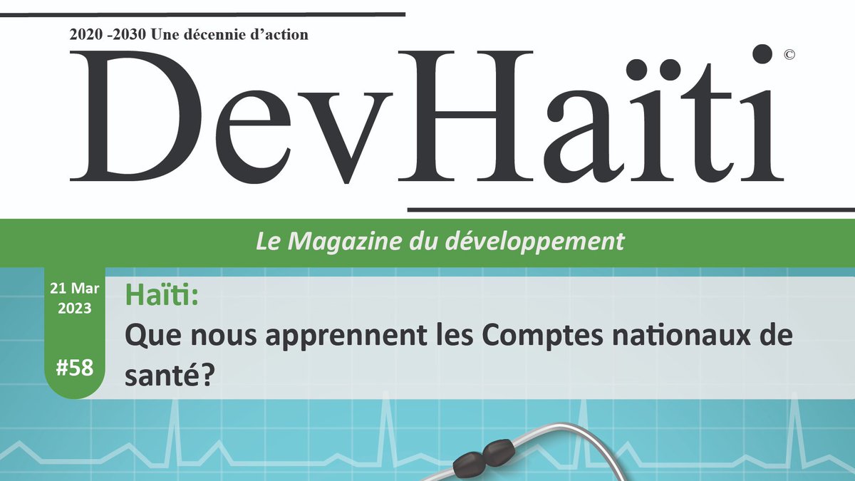Haiti1Dev's tweet photo. #Dev58
🔴Selon l’OMS : les pays doivent améliorer les mécanismes de gouvernance des données sanitaires..
Téléchargez le lien et lisez tous les articles du 58 e numéro de #DevHaïti👇
https://t.co/LigqR9YARf https://t.co/XnTz4nLpfv