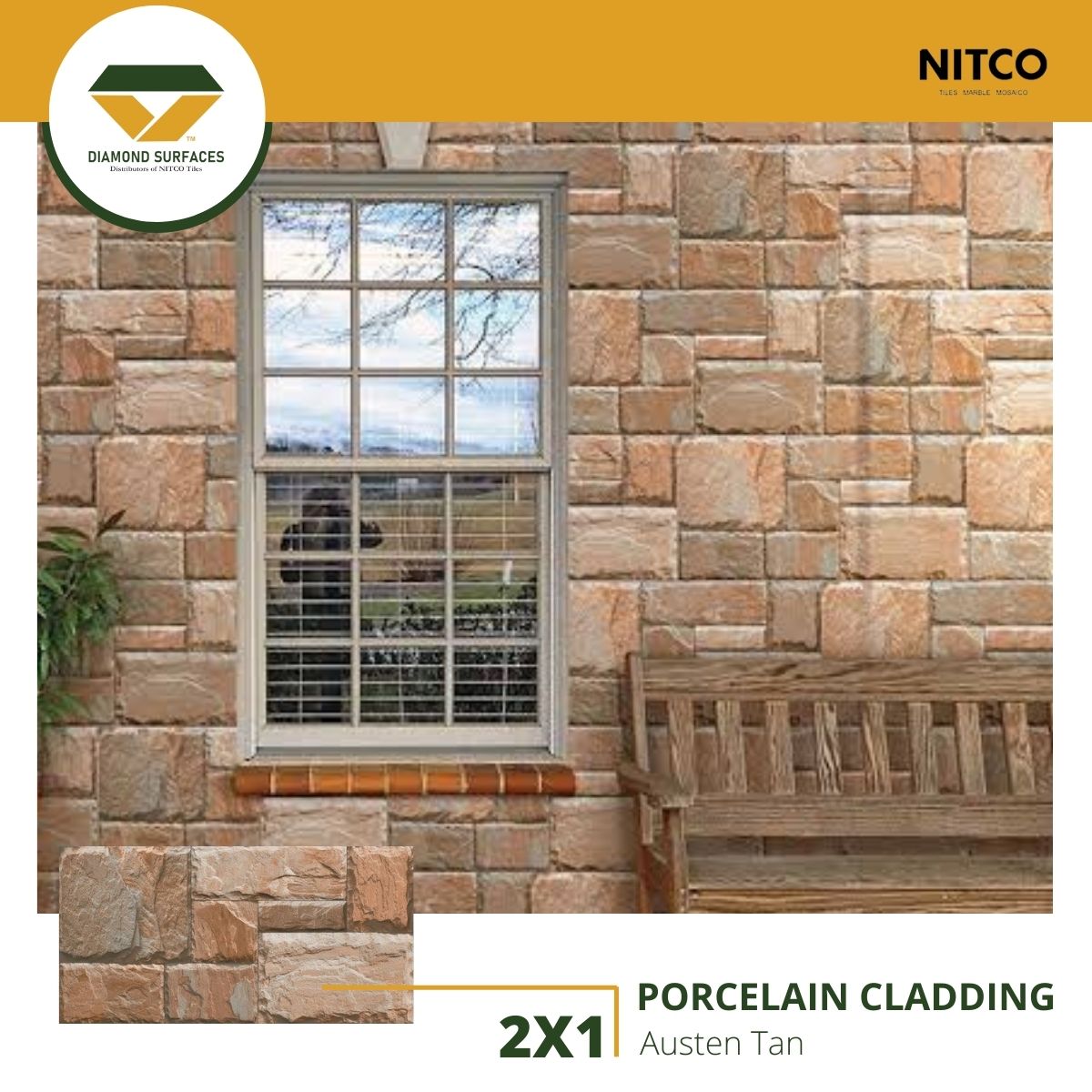 DiamondSurfaces's tweet photo. Get This brick looking Porcelain wall cladding tile for your exterior wall today.
Name: Austen Tan
Size: 600x300
Color: Brown
Finish: Rustic
Looks like: Stone
Call us on 0733223348/0733222069
#walltileskenya #porcelaintile #wallcladding #backsplashtile #diamondsurfacesltd https://t.co/ZUbkjctUn8