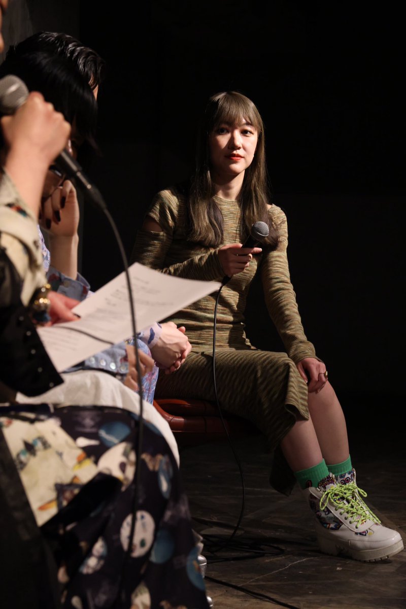 'Gothic and Lolita' Concert in Tokyo
Talk session with Akiko Yamane, Yuri Umemoto, Tatsuki Narita, Lim Asafuji and NABEchan.

「ゴシック・アンド・ロリータ」東京公演、トークセッションにて、山根明季子、梅本佑利、成田達輝、朝藤りむ、NABEchan

photo by @ayano_sudo