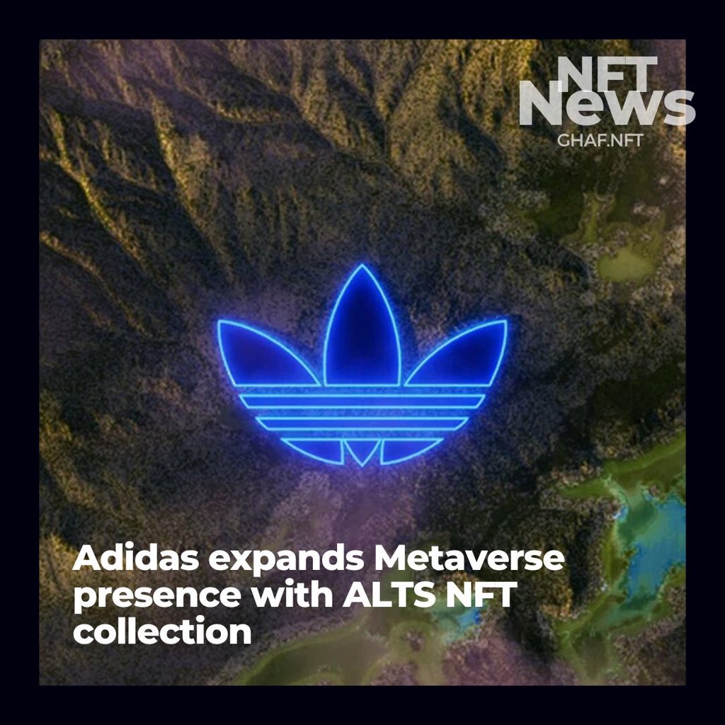 GhafNft's tweet photo. Adidas is now taking its Metaverse journey a step further with the innovative ALTS by Adidas NFT collection. https://t.co/CO76s4V2Sc