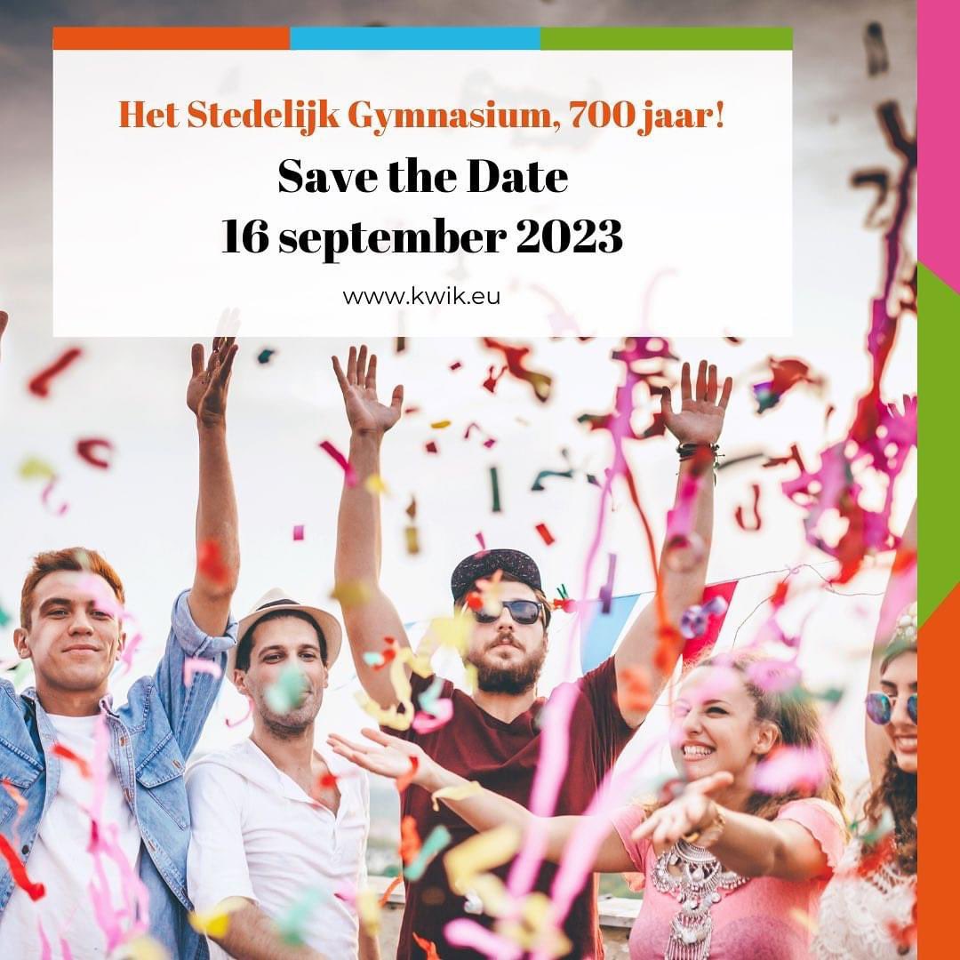 Zeg het voort! #lustrum 700 jaar Stedelijk Gymnasium <a href="/GemeenteLeiden/">Gemeente Leiden</a> #savethedate @paulgoulmy <a href="/ThijsHemmes/">Thijs Hemmes</a> <a href="/marije/">life</a> <a href="/arminvanbuuren/">Armin van Buuren</a> <a href="/jochemmyjer/">Jochem Myjer</a> pls RT