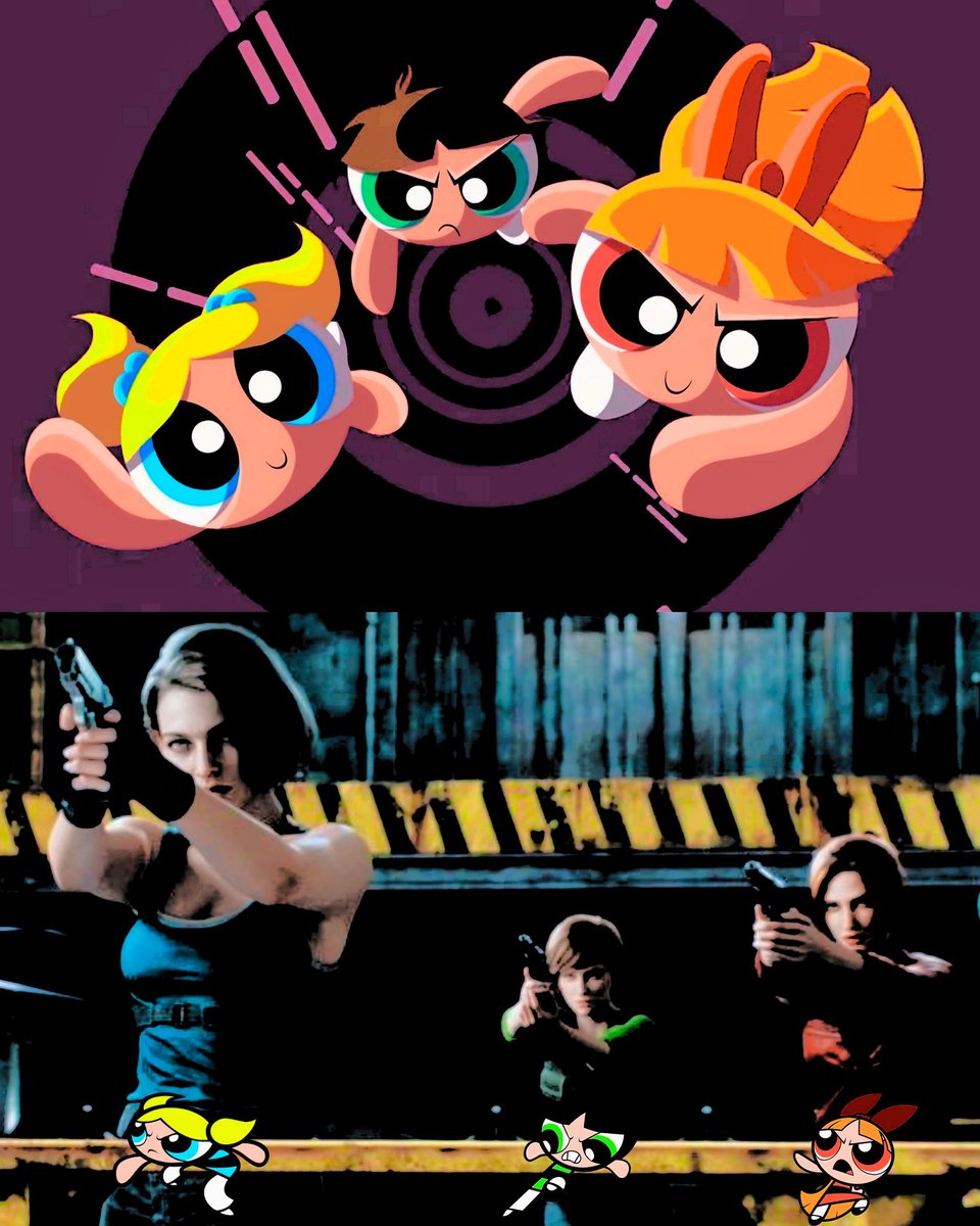 WeskerTherapy's tweet photo. RE: The Powerpuff Girls
#ResidentEvilDeathIsland #JillValentine #RebeccaChambers #ClaireRedfield #REBHFun #ResidentEvil https://t.co/d3SmhM1KzA
