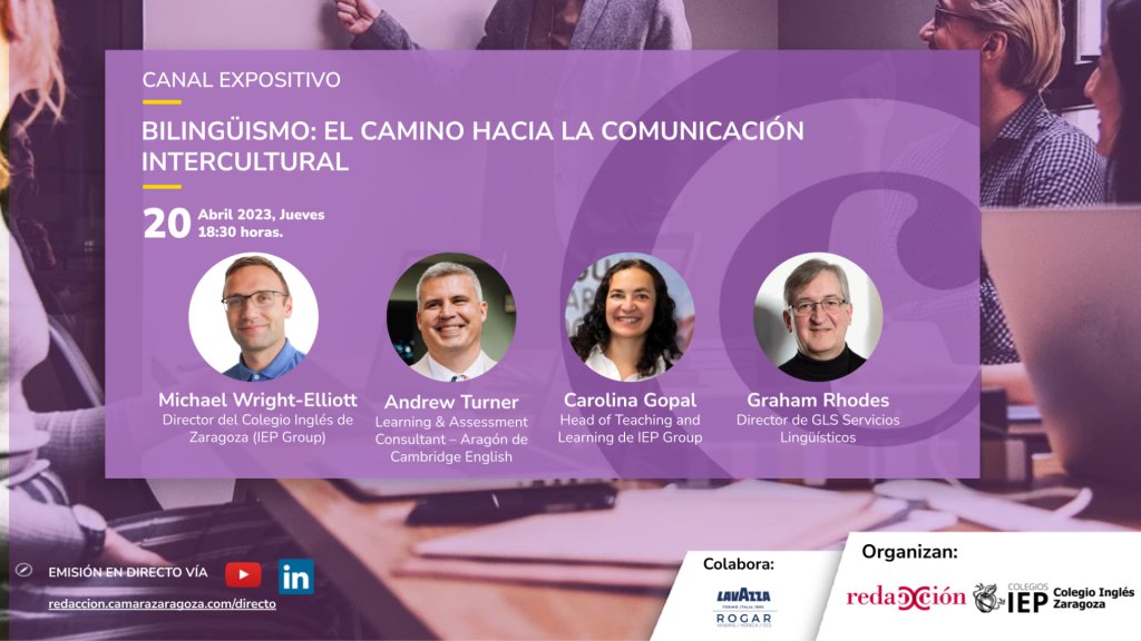 camarazaragoza's tweet photo. 🎓🌏Más de 50 años avalan la educación del #ColegioInglés, la importancia del plurilingüismo continúa creciendo en un mundo con empresas de proyección global. #CanalExpositivo @CambPressAssess @IEPosgrado  @Graham_Rhodes @gls_cloud📆20/04⏰18.30📝https://t.co/7dVOS1jRfB #Lavazza https://t.co/B8jGm08A94
