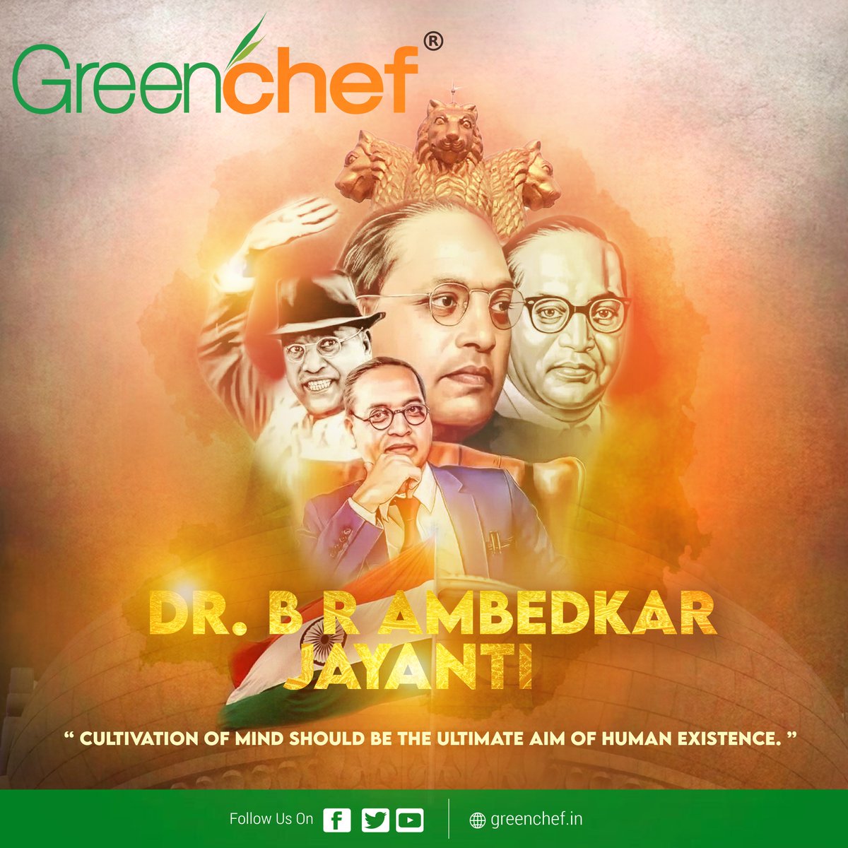GreenchefIn's tweet photo. “Freedom of mind is the real freedom.” - Dr. BR Ambedkar
Let us celebrate the freedom of equality

#dadasaheb #equality #constitution #achiver #greenchef #appliances #greenchefappliance #homeandkitchen #kitchenappliances #homeappliances https://t.co/QVzSw2IsjX