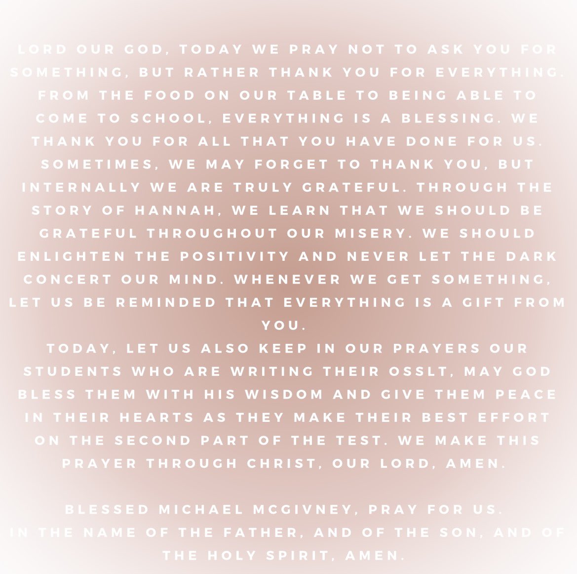 Daily Prayer by Prisha 💙