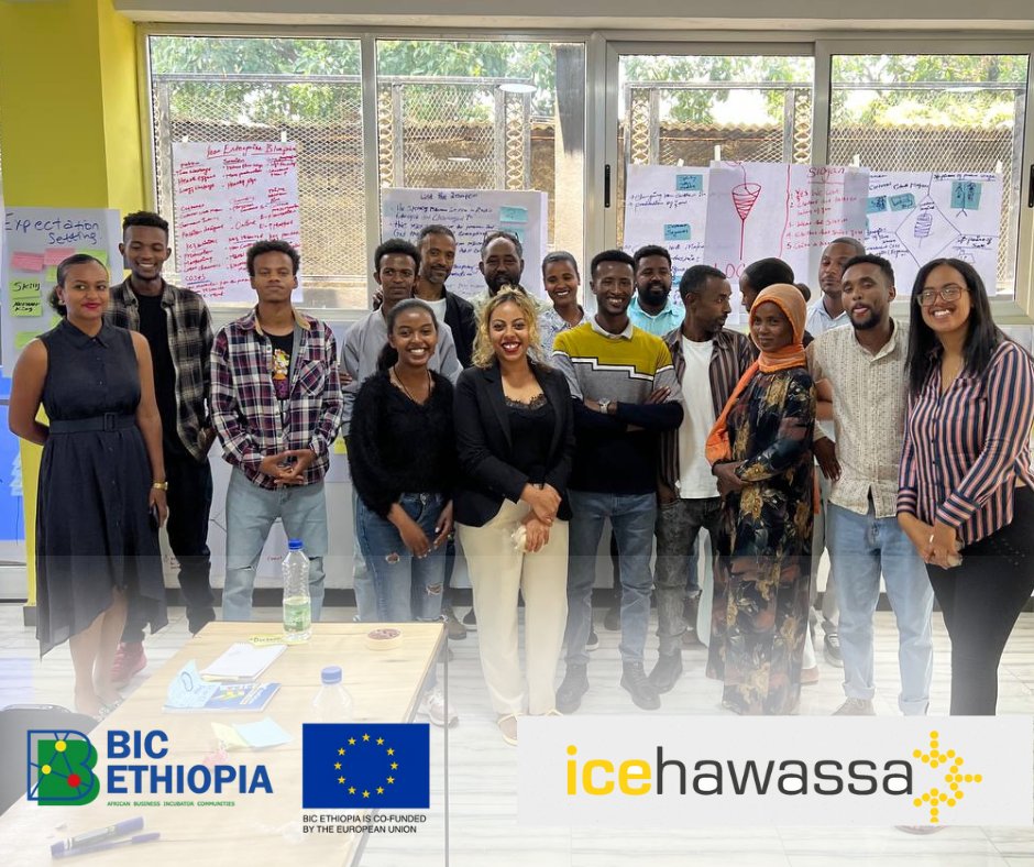 icehawassa's tweet photo. The first three days of the BIC Ethiopia workshop training with agri-business and agri-tech startups have been successfully completed. The startups who participated in the workshop were truly dynamic, bringing a range of innovative and attainable products to the table. https://t.co/4iV4FpvVd0