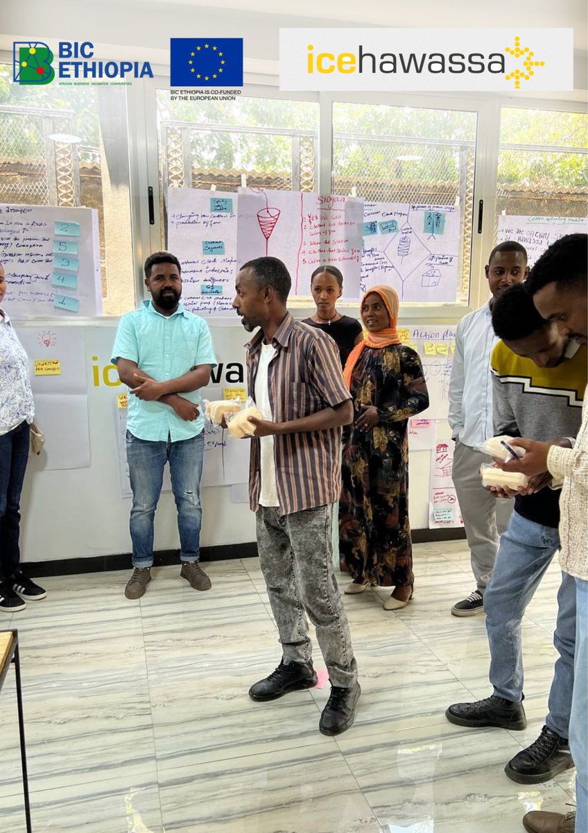 icehawassa's tweet photo. The first three days of the BIC Ethiopia workshop training with agri-business and agri-tech startups have been successfully completed. The startups who participated in the workshop were truly dynamic, bringing a range of innovative and attainable products to the table. https://t.co/4iV4FpvVd0
