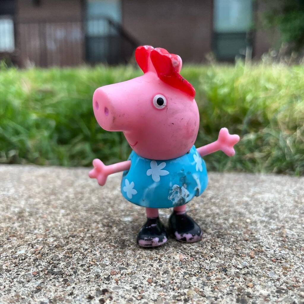 Today’s bicycle commute photo: Peppa #bicycle #commute #austin