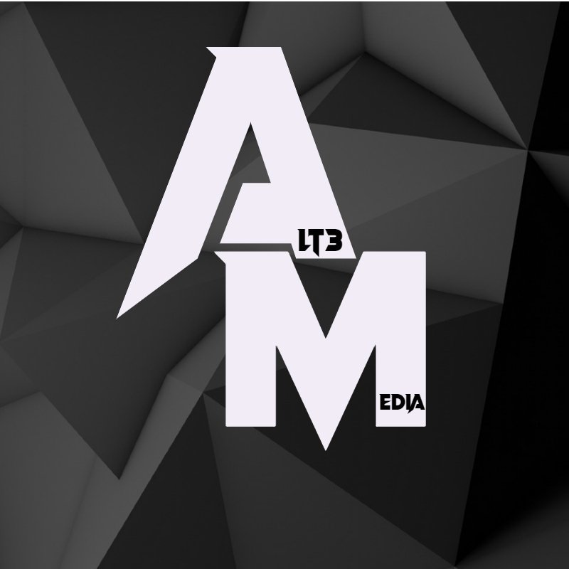 Alt3media's tweet photo. My newest logo that we completed . What's your thoughts to improve it I do have other versions too but like this one the most I think lol https://t.co/9VP8fvzWh7