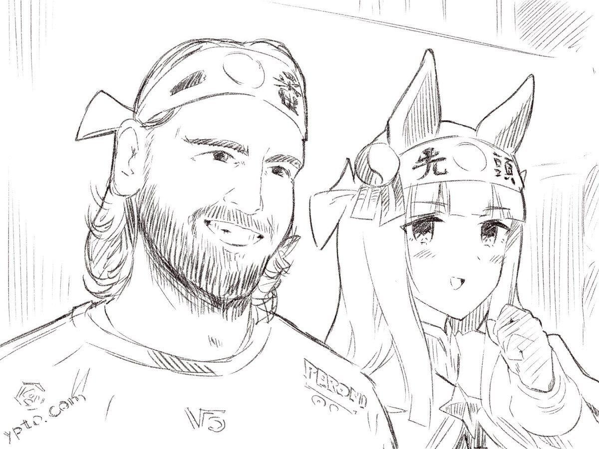 🈡セバスチャンベッテル×サイレンススズカ
ちょっとアロンソおじさんっぽくなっちまったな.... 