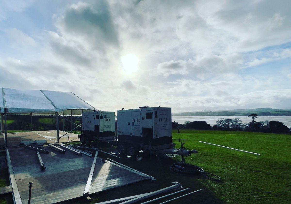 EllisGroup's tweet photo. Calling #events #festivals #weddings #cornwall #devon our fleet of #lownoise #monitored #generators #stagev are available for #hire #rental from a single set to multi synced sets we have the #power to #supply one call ☎️ does it all 
01209822333 / 01392401234 https://t.co/pM8FyfO95T