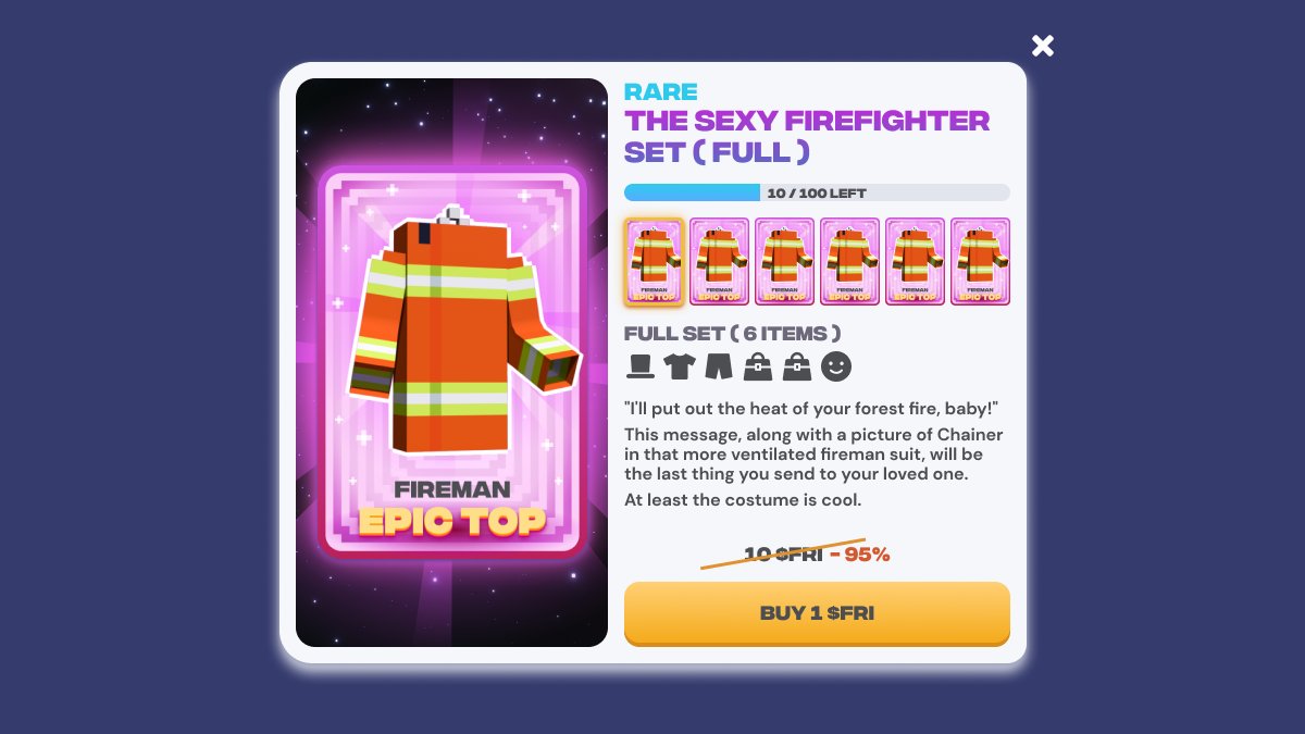 CHAINERS SHOP IS COMING 🚨

📌 Soon you will be able to get EXCLUSIVE NFTs from our Shop, that will not be in boosters!

📌 Now you have a great opportunity to get your #FreeNFTs every day 👉 bit.ly/3n76AsJ

So take a look at the sneak peek of our Shop 🛍 What do you