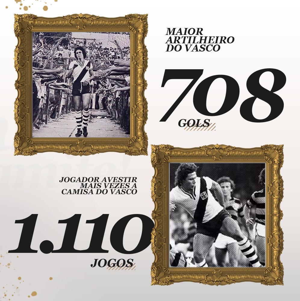 Há 69 anos, nascia o #MaiorDeTodos.

Carlos Roberto "Dinamite" de Oliveira, cresceu; explodiu e fez história.

Nós sempre seremos um só. Você viverá para sempre.

🧨🖤

#DinamiteEterno
#VascoDaGama