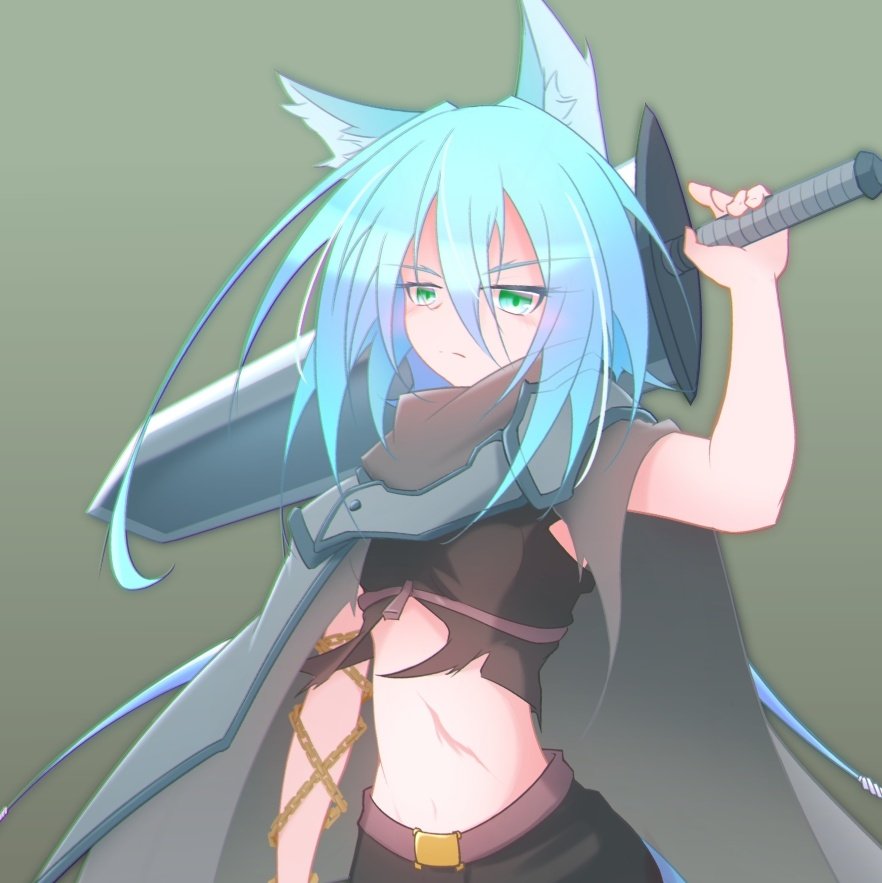 NACC_the3rd's tweet photo. 二年越しにようやくPCに昇格したけもこことクウェルさんの新規立ち絵 https://t.co/hi8WzIbR0v