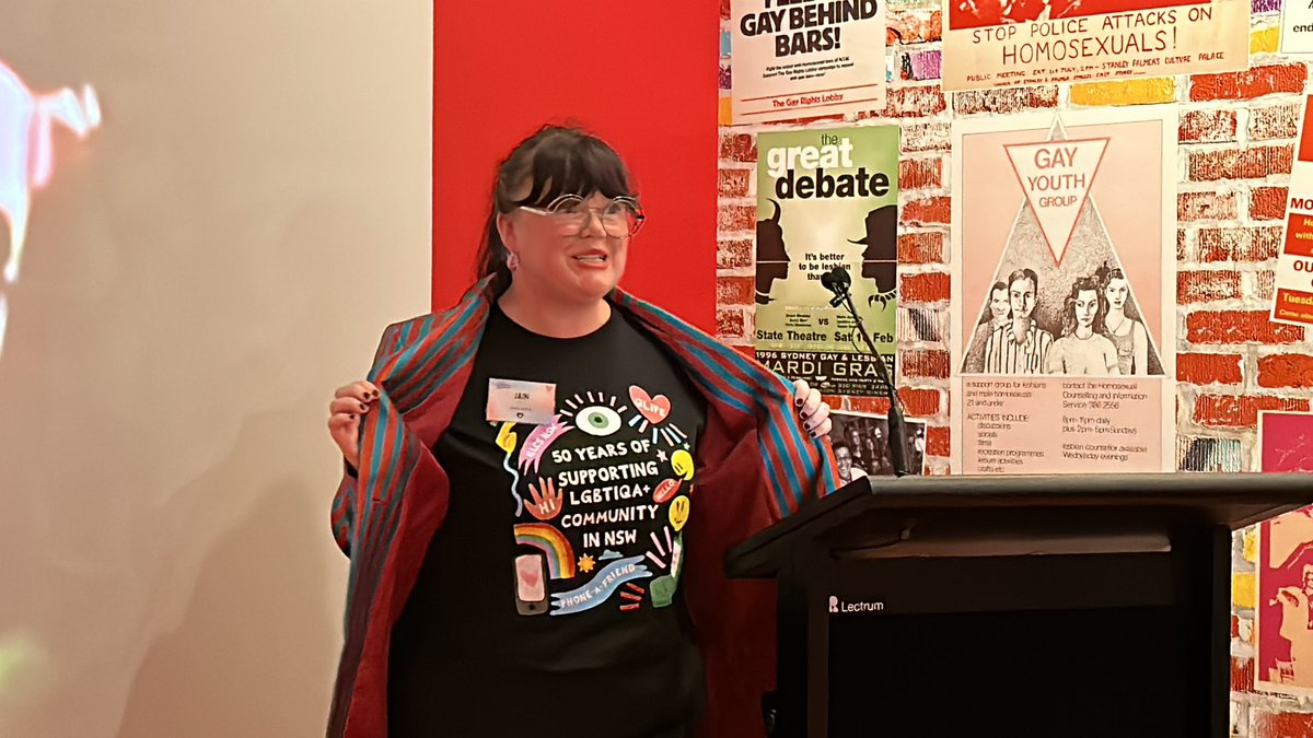 williamBrougham's tweet photo. Photographs from this evening’s 50th anniversary celebrations of Australia’s first telephone helpline for gay men and lesbians - Phone-A-Friend. Co-founder Peter de Waal was the guest speaker at the @statelibrarynsw #phoneafriend #peterdewaal #twenty10 #qlife @Twenty10 https://t.co/08SINEyDDi