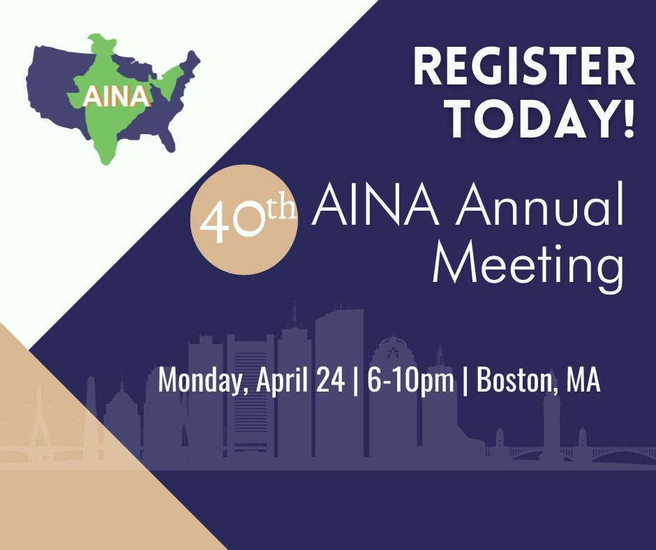 Register Today for the AINA Annual Meeting during the AAN. Join us Monday, April 24, 6pm-10pm at the Marriott Copley Place in Boston. Register Here: 4aina.com/Annual-Meeting…