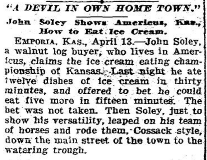 KansasCity100's tweet image. #Americus #Kansas - John Soley is a wild man!