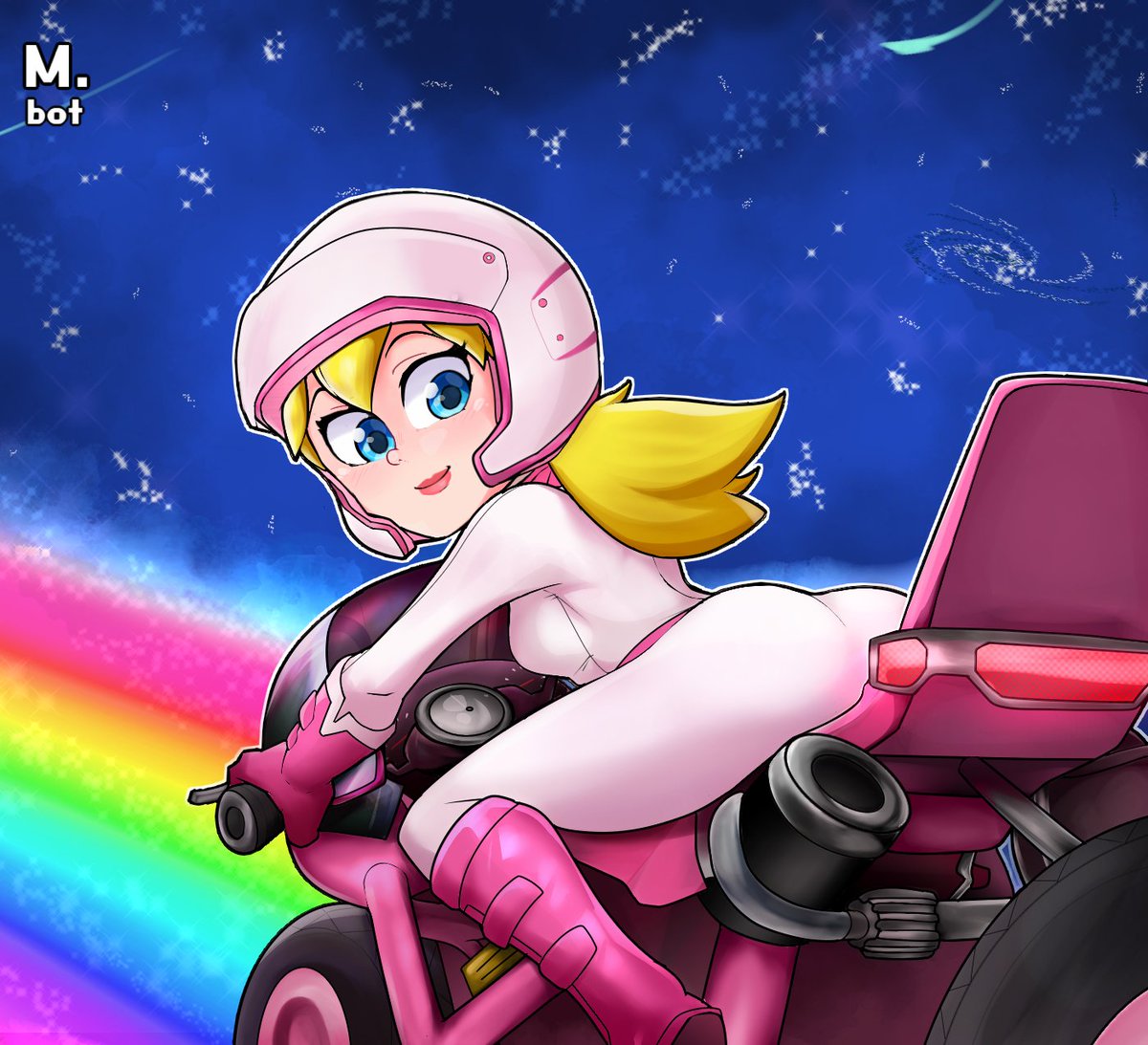 Madaras_Bot's tweet photo. Peaches, peaches... 
#SuperMarioMovie #Peach #Peaches #Nintendo #fanart https://t.co/zXNfppxiKA