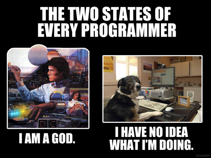 When i develop late at night

#DevHumor #CodeJokes #ProgrammerLife #ITHumor #TechMemes #CodeMeme #GeekHumor #NerdyJokes #DebuggingLife #TechLaughs