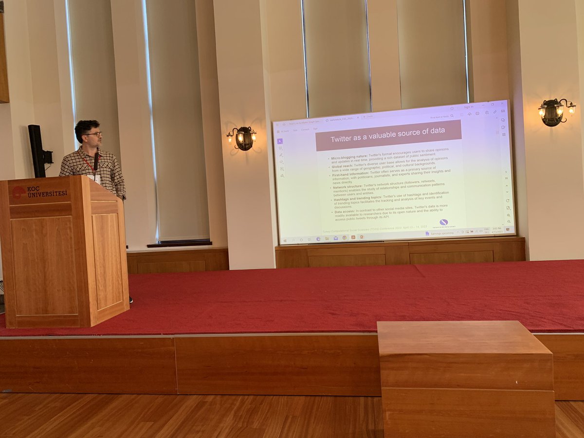 ccss_ku's tweet photo. Presentations from Session 3 - “Analyzing Textual Data actıss Domains through Topic Modeling” #tcss2023 #ccss #css #socialcomquant https://t.co/vXwP8kQjVK