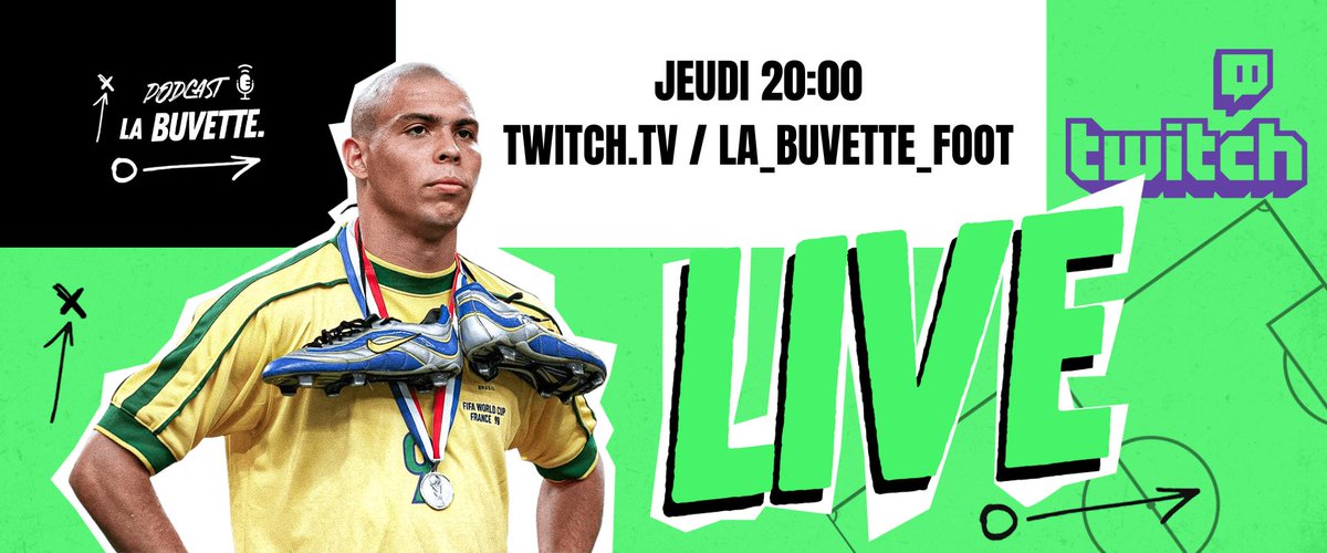 LaBuvette_Foot's tweet photo. 𝐑𝐃𝐕 𝐂𝐄 𝐒𝐎𝐈𝐑 𝐚̀ 𝟐𝟎𝐇𝟎𝟎 sur notre chaine Twitch pour notre épisode 4 de La Buvette Foot : https://t.co/J6pNCKANzQ
#twitch #twitchstreamer #ucl #europaleague #Ligue1UberEats https://t.co/rBkLYeSzja