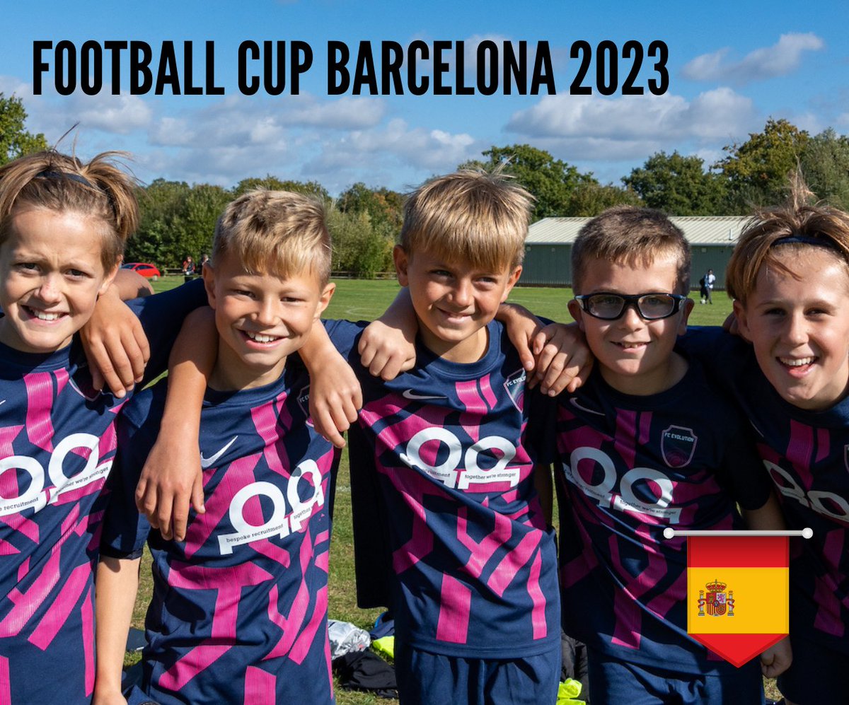Good luck to 40 of our <a href="/fcevolution2022/">FC Evolution</a> players heading on tour to Barcelona this weekend for @footballcupbarcelona! 🏆

We wish our players, coaches and parents/carers going to support, a safe journey out there! ✈️

Follow <a href="/fcevolution2022/">FC Evolution</a> for updates! ⚽

#footballcupbarcelona