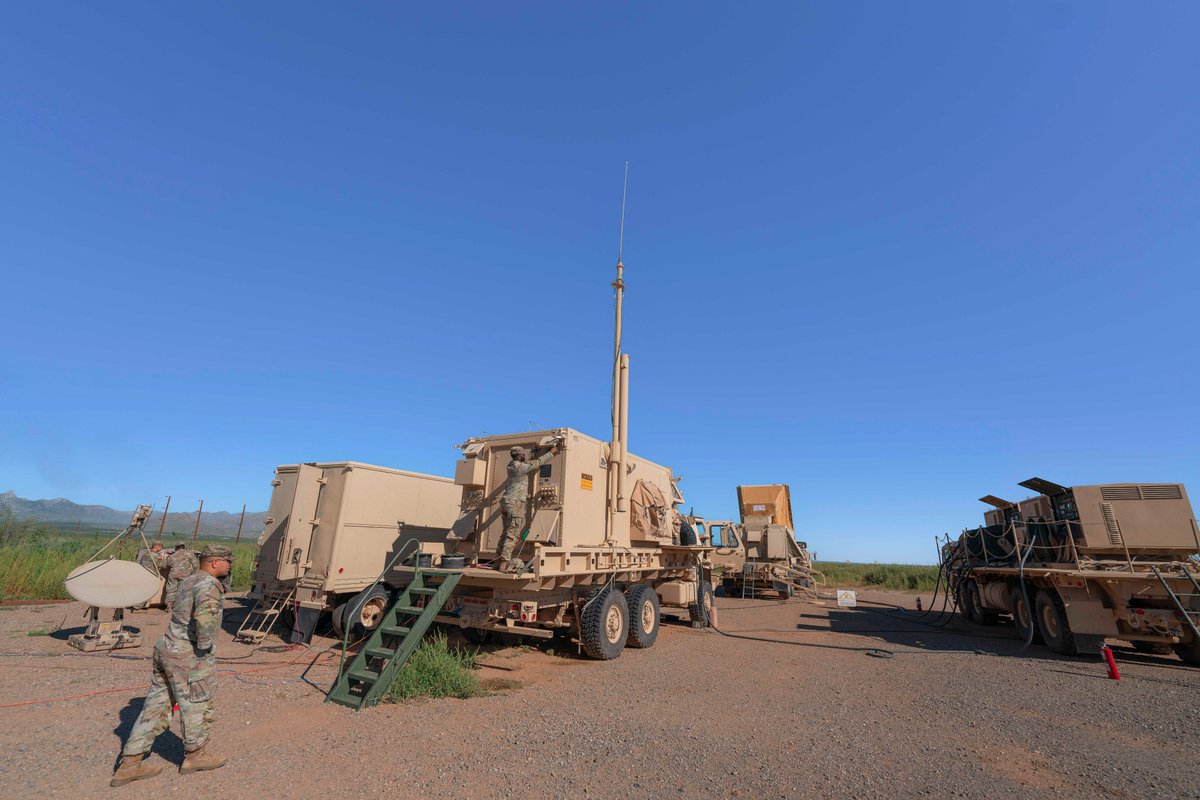 NGCNews's tweet photo. Full Rate Production for our Integrated Battle Command System (IBCS) is approved by DoD and ready for global fielding. #IBCS rapidly integrates available sensors and shooters to deliver decision-quality fire control data across joint networks. @armyfutures https://t.co/YIEWtDiryY https://t.co/6MpA0NfI2o