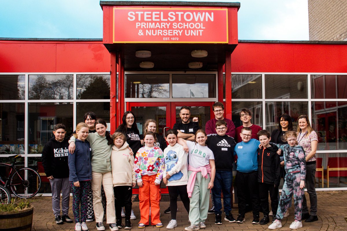 learningcityds's tweet photo. Do anything exciting at Easter?  Pupils from @SteelstownPS we're #learning to #rap with @GMCBeats  from cork today.  Looking forward to hearing final recordings. Tx guys.

@DubLearningCity
 @corklearning 
@BelfastLearning 
@LimkLearnFest https://t.co/tnrBglPdxF