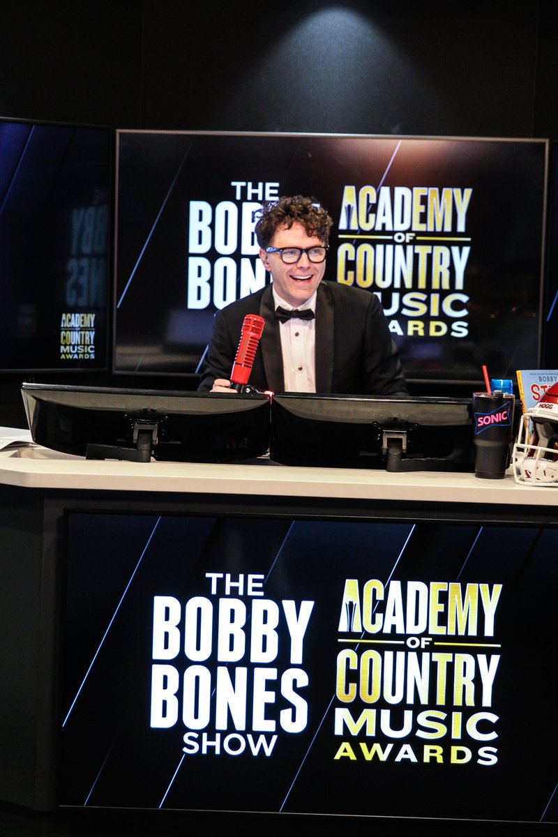 bobbybonesshow's tweet photo. .@mrBobbyBones still has some @ACMawards nominees to announce! 🤠 #ACMAwards 

WATCH LIVE: https://t.co/YwDissSaxE https://t.co/RP3rxQDuks