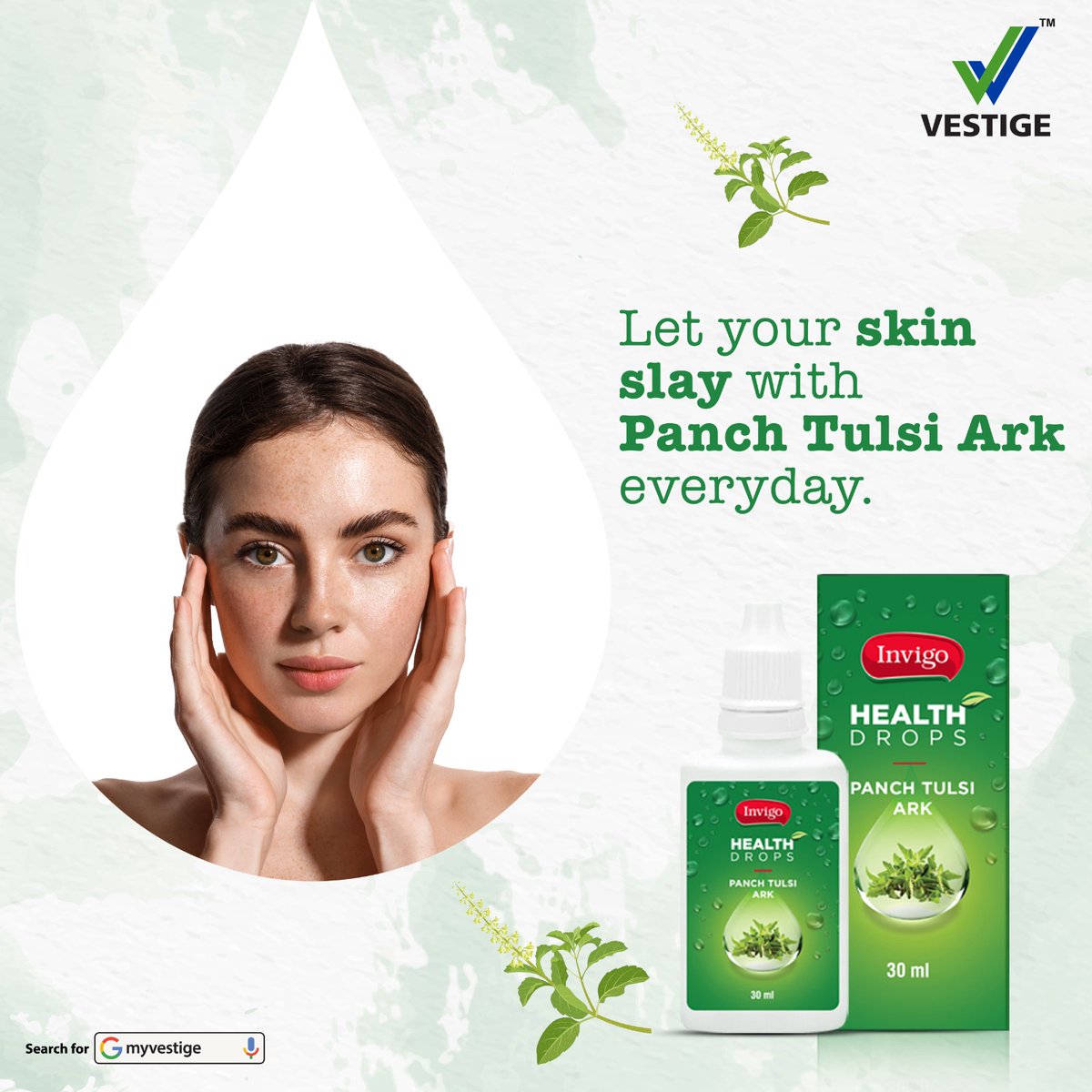 vestigemkt's tweet photo. Invigo Health Drops are there to make your lifestyle healthy. Rejuvenate your skin with Panch Tulsi Ark every day and have healthy, glowing skin.
#WishYouWellth #tulsidrop #panchtulsiark #invigo #healthylifestyle https://t.co/t8ci71VUG3