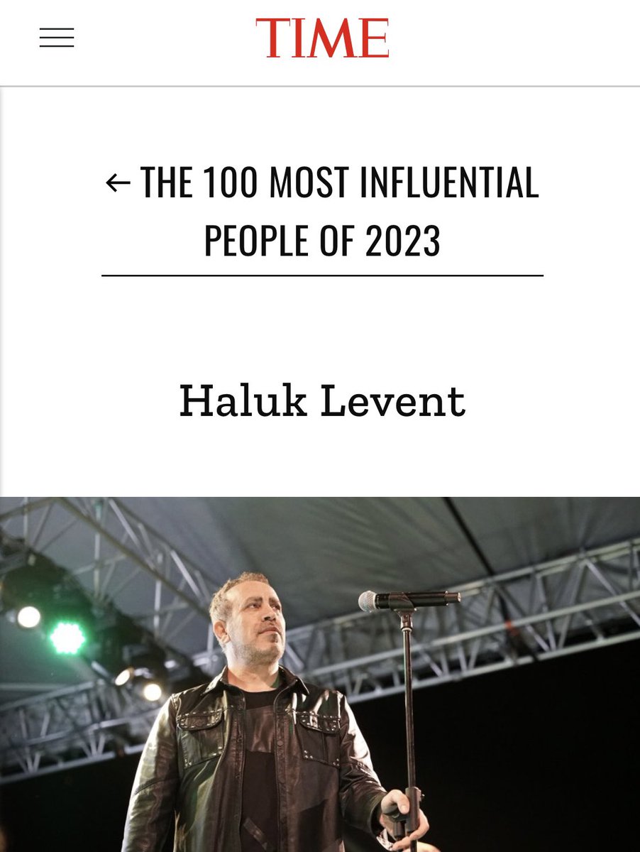 1) Resmi açıklama geldi az önce.

İngiltere Kralı Charles 
ABD Başkanı Joe Biden
Elon Musk 
Beyonce
Messi 
Bella Hadid
Janet Yellen ile birlikte en etkili 100 kişi içine seçilmişim.

Türkiye’den 182 kişi önerilmiş.
Editörler araştırma yapmış.