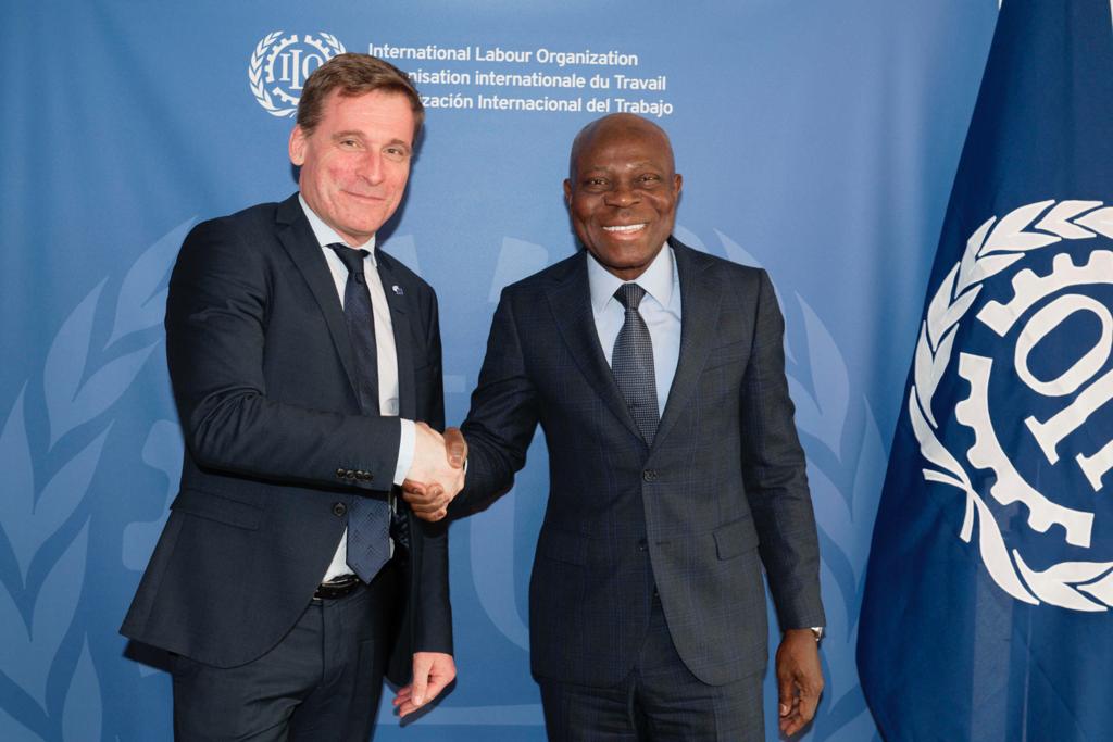 Great to discuss with you @GilbertFHoungbo your ambitious programme and your initiative for a Global Coalition for Social Justice. Thank you for your offer for a renewed strong cooperation between @ilo and @EU_EESC. See you soon in Brussels!