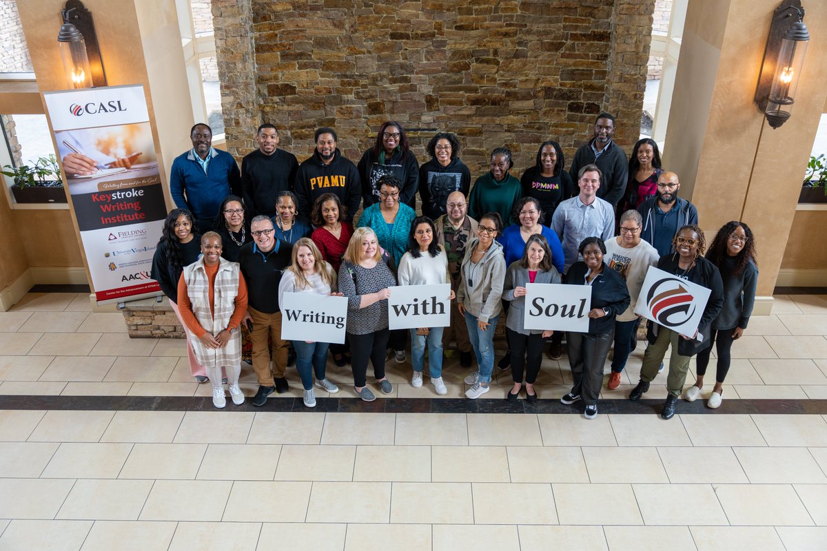 DrJillian's tweet photo. What a fantastic opportunity to have dedicated time to write and network with other HBCU scholars! Thank you #aacuCASL #keystrokeswritinginstitute https://t.co/8kEwka46F0