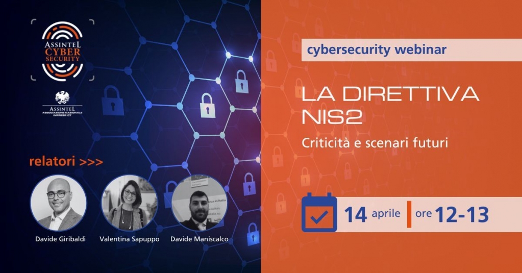 Domani alle ore 12:00 sarò tra i relatori del secondo Webinar gratuito del Gruppo di Lavoro Cyber di <a href="/Assintel/">ASSINTEL</a> .
Parleremo della Direttiva #NIS2 e delle sue nuove misure per gli incidenti di sicurezza.

Link per l'iscrizione:  bit.ly/webinar-NIS2-A…

#TheRiskHunter