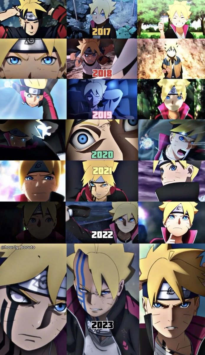 venom01985379's tweet photo. #Boruto throughout the years
#boruto293 https://t.co/7P8vVcZZ8s