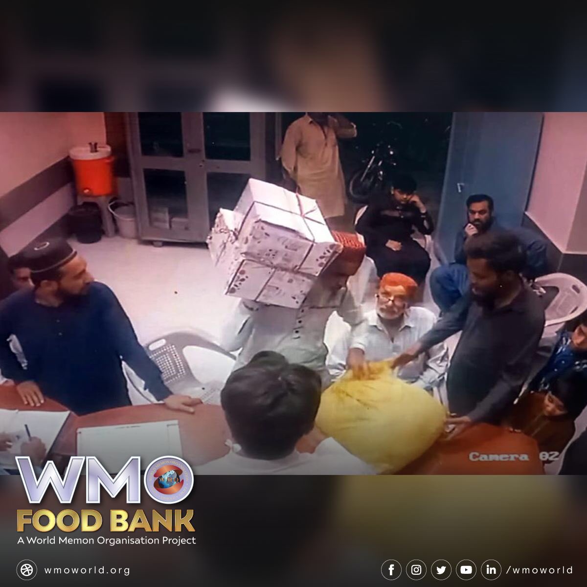 wmoworld's tweet photo. The WMO Middle East and Pakistan Chapter collaborated to distribute ration bags in the Sukkur and Thatta districts of Sindh. Together, they distributed 250 bags to those in need, providing essential resources to those who require assistance. #WMOPC #WMOMC https://t.co/DI4fkeyg0F